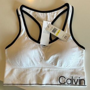 Calvin Klein sports bra.